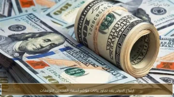 صعود مفاجئ في سعر الدولار عقب صدور بيانات مؤشر أسعار المنتجين المتجاوزة للتوقعات